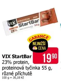 Teta VIX StartBar nabídka