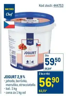 Makro JOGURT JAHODOVÝ nabídka