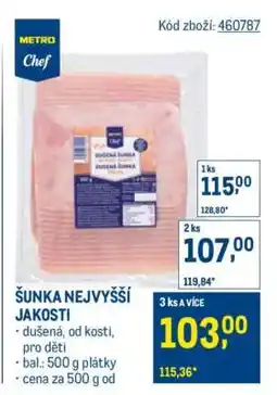 Makro Šunka nejvyšší jakosti nabídka