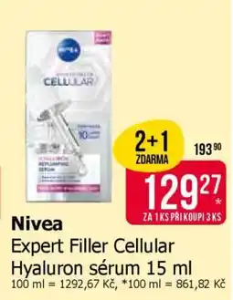 Teta Nivea Expert Filler Cellular Hyaluron sérum 15 ml nabídka