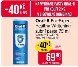 Teta Oral-B Pro Expert Healthy Whitening zubní pasta 75 ml nabídka