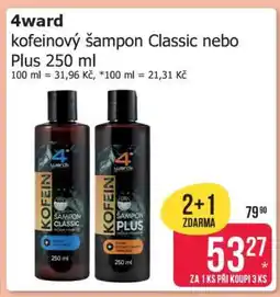 Teta 4ward kofeinový šampon Classic nebo Plus 250 ml nabídka