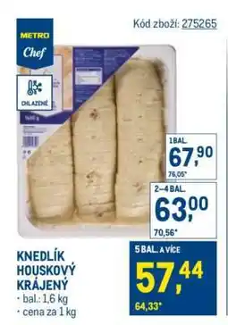 Makro KNEDLÍK HOUSKOVÝ KRÁJENÝ nabídka