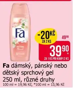 Teta Fa dámský, pánský nebo dětský sprchový gel nabídka