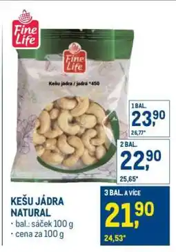 Makro Kešu jádra natural nabídka