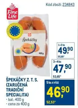 Makro Špekáčky Z. T. S. (zaručená tradiční specialita) nabídka