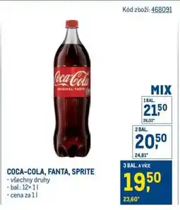 Makro Coca-Cola, Fanta, Sprite nabídka