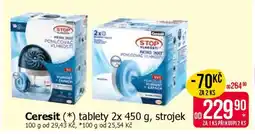 Teta Ceresit tablety 2x 450 g, strojek nabídka