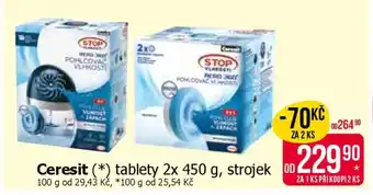 Teta Ceresit tablety 2x 450 g, strojek nabídka
