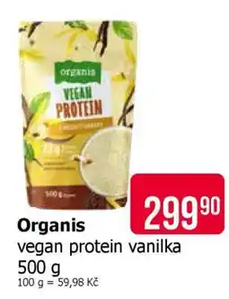 Teta Organis Vegan protein vanilka nabídka