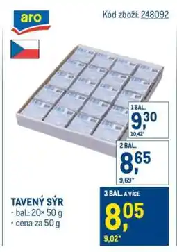 Makro Tavený sýr nabídka