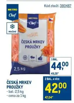 Makro ČESKÁ MRKEV PROUŽKY nabídka