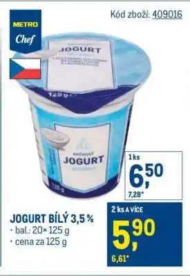 Makro Jogurt bílý 3,5 % nabídka