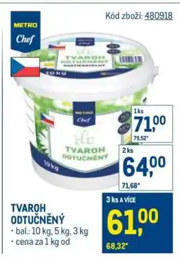 Makro Tvaroh odtučněný nabídka