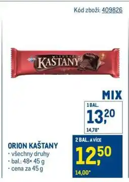 Makro Orion Kaštany nabídka