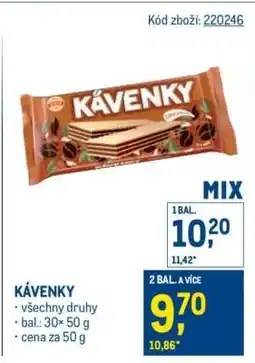 Makro Kávenky nabídka