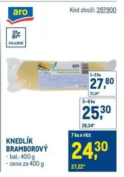 Makro Knedlík bramborový nabídka