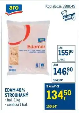 Makro EDAM 40 % STROUHANÝ nabídka