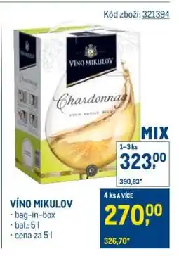 Makro Víno Mikulov nabídka