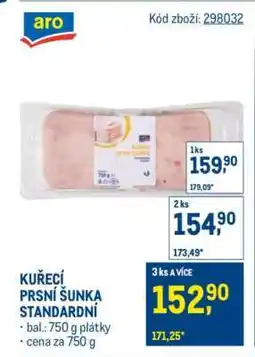 Makro Kuřecí prsní šunka standardní nabídka