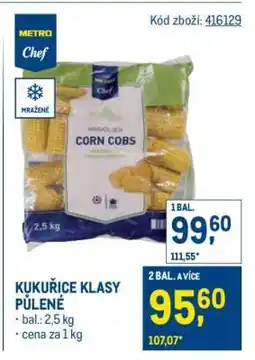 Makro Kukuřice klasy půlené nabídka