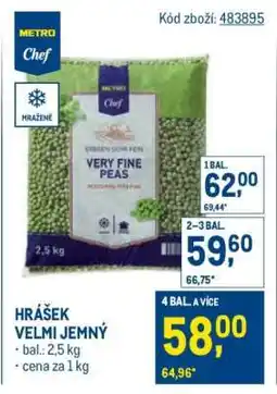 Makro Hrášek velmi jemný nabídka