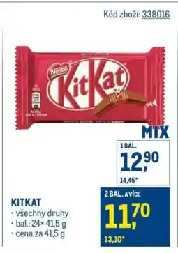 Makro KitKat nabídka