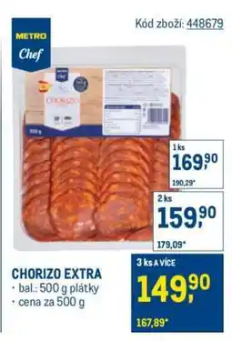 Makro Chorizo extra nabídka