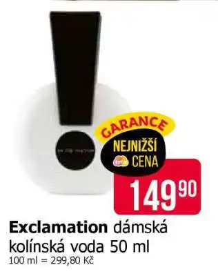Exclamation dámská kolínská voda 50 ml