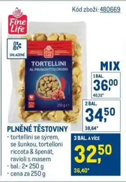 Makro Plněné těstoviny nabídka