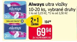 Teta Always ultra vložky nabídka