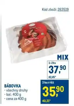 Makro Bábovka nabídka