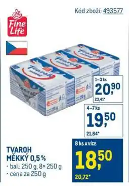 Makro TVAROH MĚKKÝ 0,5% nabídka
