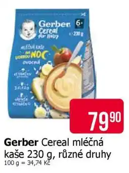 Teta Gerber Cereal Mléčná kaše nabídka