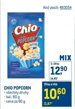 Makro Chio Popcorn nabídka