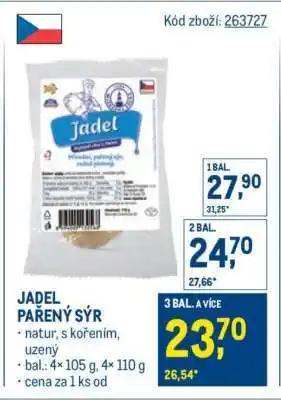 Makro Jadel pařený sýr nabídka