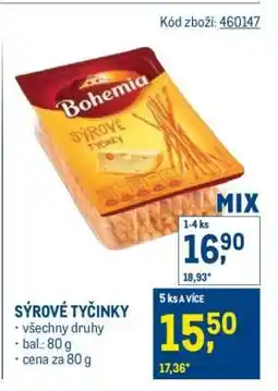 Makro Sýrové tyčinky nabídka