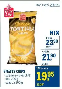 Makro SNATTS CHIPS nabídka