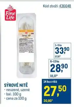 Makro Sýrové nitě nabídka