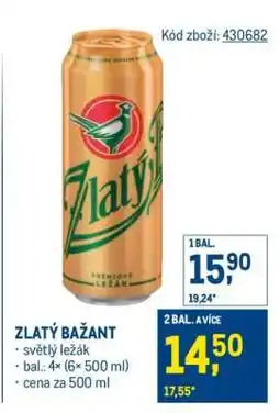 Makro Zlatý Bažant nabídka