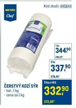 Makro Čerstvý kozí sýr nabídka