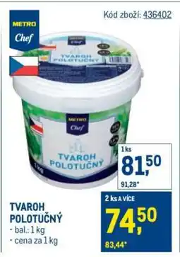 Makro Tvaroh polotučný nabídka