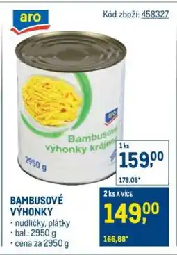 Makro Bambusové výhonky nabídka