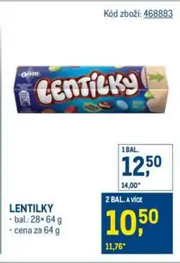 Makro Lentilky nabídka