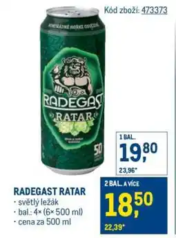 Makro Radegast Ratar nabídka