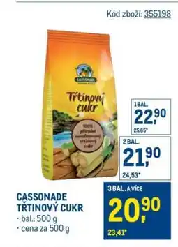 Makro Cassonade Třtinový cukr nabídka
