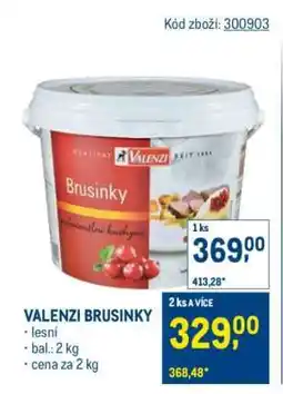 Makro VALENZI BRUSINKY nabídka