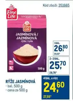 Makro Rýže jasmínová nabídka