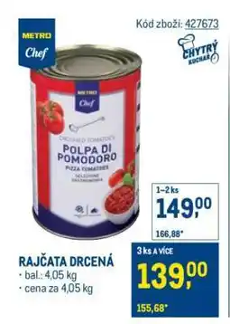 Makro Rajčata drcená nabídka