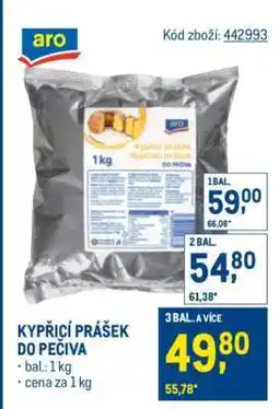 Makro Kypřicí prášek do pečiva nabídka